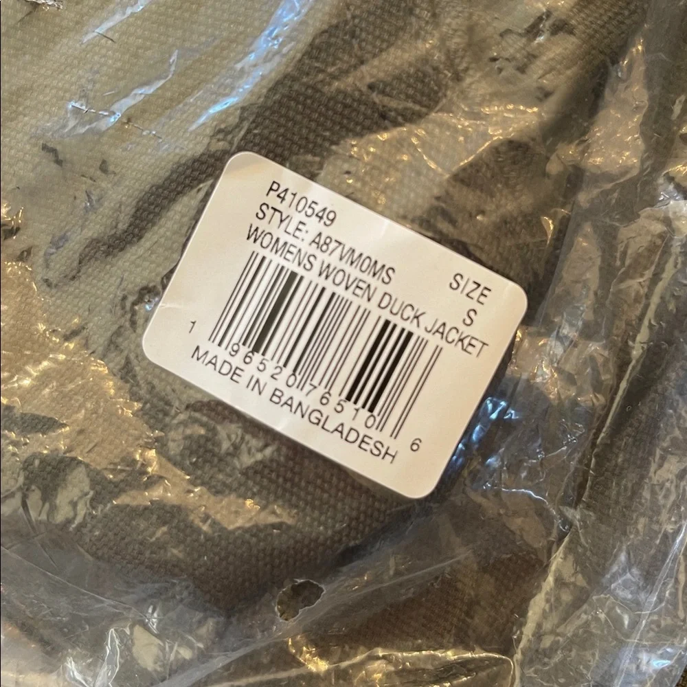Dickies Womens Army Green Moss Eisenhower Woven Duck Jacket nwt small